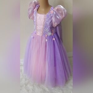 "Rapunzel Inspired Tulle Dress Exquisite Desigh"